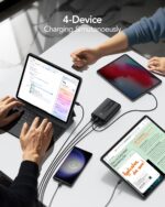 VRURC Powerbank 20000mAh mit 22,5W Schnellladen – USB-C & 6 Ports für iPhone, Samsung & Tablets – Bild 5