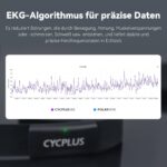 CYCPLUS H2Pro Brustgurt-Herzfrequenzmesser – EKG-Präzision mit 500h Batterielaufzeit – Bild 2