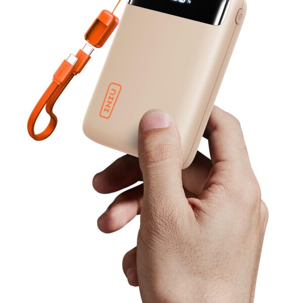 INIU 20000mAh Power Bank – 22.5W Schnellladung mit USB-C Kabel für iPhone & Android