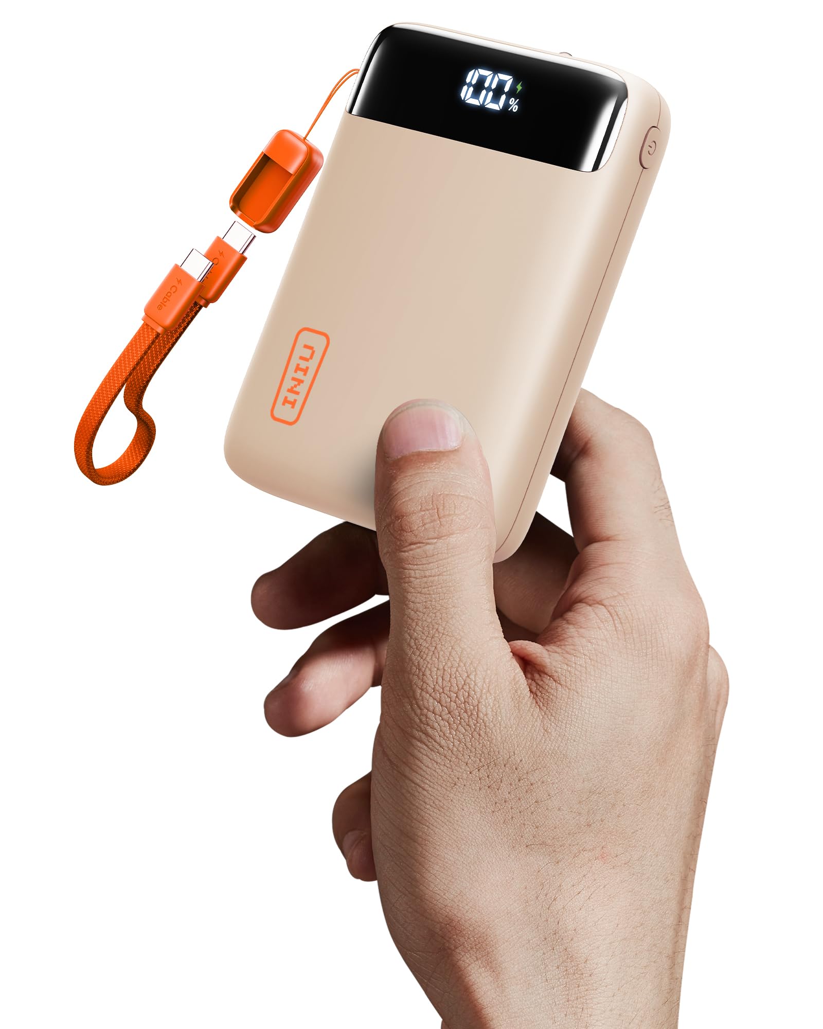 71Lxdq9Fq2L._SY2000_.jpg INIU 20000mAh Power Bank – 22.5W Schnellladung mit USB-C Kabel für iPhone & Android – Bild 1