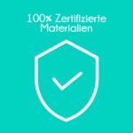 ekm trade Bettschlange 300 cm – Handgefertigte Baumwoll-Bettrolle für Allergiker – Bild 3