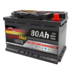 SMC Speed Max 80Ah 12V Autobatterie – Starterbatterie mit 750A Kaltstartstrom – Bild 6
