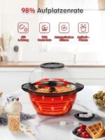FOHERE Popcornmaschine 3.5L – Elektrischer Popcorn Maker mit Antihaftbeschichtung für Zuhause – Bild 5