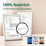 Venusarm Keramik Giesspulver Weiss 9,6kg – Lufthärtendes Giesspulver für Silikonformen – Bild 2