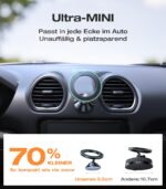 VICSEED MagSafe Autohalterung mit 20 N55 Magneten – 360° drehbar für iPhone & Android – Bild 3