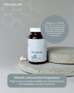 MoleQlar Magnesium L-Threonat 90 Kapseln – 150 mg Magtein für Nervensystem & Psyche – Bild 3