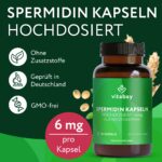Vitabay Spermidin 6 mg – 120 vegane Kapseln aus fermentiertem Weizenkeimextrakt – Bild 3