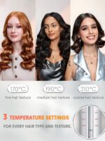 SHEGLAM Automatischer Lockenstab 25mm – Selbstrotierend mit Keramikbeschichtung & 3 Temperaturstufen – Bild 3