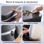 TOTIDYH Sitzerhöhung Kinder 10cm – Rutschfestes Sitzkissen mit Sicherheitsgurten – Bild 4