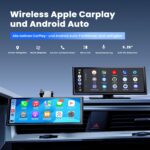 Krunia 9,26" Drahtloses CarPlay Display – Apple CarPlay & Android Auto mit GPS & Rückfahrkamera – Bild 2