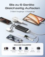 Orfeika 20000mAh Powerbank mit 4 Kabeln – 20W PD-Schnellladung für iPhone, Galaxy & mehr – Bild 4