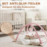 Mallify Spielbogen Baby mit 6 abnehmbaren Spielzeugen – Krabbeldecke für Babys ab Geburt – Bild 6