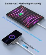 Powrush MagSafe Powerbank 6000mAh – Ultra Slim 0,8cm mit 20W Schnellladen für iPhone – Bild 6