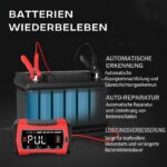 Haisito 16A Intelligentes Autobatterieladegerät – 6V/12V/24V für Blei-Säure & LiFePO4 – Bild 7