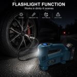 Waitley Kabelloser Akku-Kompressor 150 PSI mit Makita 18V – tragbare Luftpumpe mit LED – Bild 2