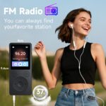 ODEJOI 64GB MP3-Player mit Bluetooth 5.3 – Physische Tasten, HiFi-Sound & 40h Laufzeit – Bild 6