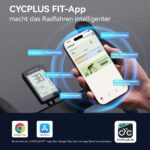 CYCPLUS GPS Fahrradcomputer mit ANT+ & Bluetooth 5.0 – 100h Akkulaufzeit, IP67 wasserdicht – Bild 7