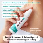 ODABAN 2 x 30 ml Antitranspirant Spray mit Aluminiumchlorid – Langzeitschutz gegen starkes Schwitzen für Männer & Frauen – Bild 11