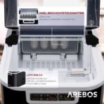 Arebos Eiswürfelmaschine 12 kg/24h – Selbstreinigend mit 2 Würfelgrößen – Bild 5