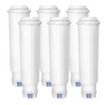 AQUA CREST Wasserfilter 6er-Pack für Krups F088, Melitta & Nivona – TÜV SÜD zertifiziert
