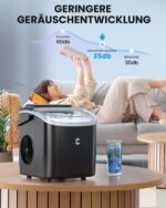 EASYERA Eiswürfelmaschine kompakt – 12 kg/24h Eisproduktion, 6 Minuten, 2 Grössen – Bild 6