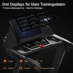 LONTEK Klappbares Laufband mit 15% Steigung & 3,0-PS-Motor – Heimtraining bis 160 kg – Bild 4