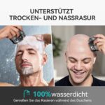 kensen Kopfrasierer Herren – 6D-Schwimmkopf, wasserdicht & 160 Min Akkulaufzeit – Bild 3