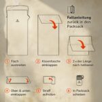 Armadic Hüttenschlafsack aus Bio-Baumwolle 370g – Ultraleicht für Backpacking & Reisen – Bild 9