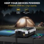 YUSMAN 8000A Starthilfe Powerbank mit 150PSI Kompressor – 4-in-1 Notfallset für Autos – Bild 4