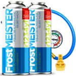 FrostMEISTER 3in1 Auto-Klimaanlage Nachfüllset – R1234yf mit Manometer & Adapter