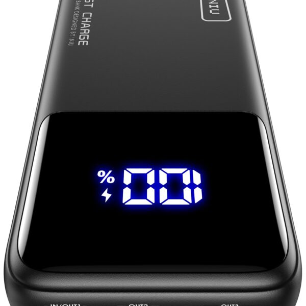 INIU 65W Powerbank 20000mAh mit USB-C PD3.0 – Schnellladung für MacBook & Smartphone