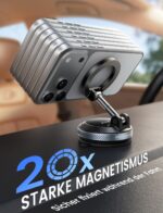 Lamicall MagSafe Autohalterung mit Vakuum-Saugnapf – 360° drehbar für iPhone 17/16 – Bild 6
