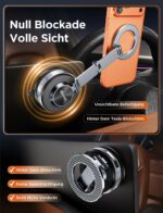 MSXTTLY Vmag S3 Magnetische Handyhalterung Auto – Dual-Fold-Arm für iPhone & Android – Bild 7