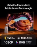 XGIMI MoGo 4 Laser Beamer mit Akku – 550 Lumen Projektor für Unterwegs – Bild 2