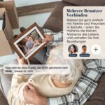 Eptusmey Frameo Digitaler Bilderrahmen 10.1 Zoll WLAN – Walnussholz mit 32GB Speicher – Bild 5