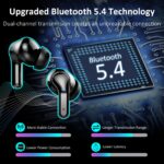 Ordtop 2026 Bluetooth 5.4 Kopfhörer – 56 Std. Spielzeit mit ENC Noise Cancelling & IP-X7 – Bild 2
