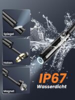Vorth Endoskopkamera 1920P HD mit 8 LED – Inspektionskamera für iOS & Android – Bild 4
