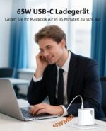 XUI 65W USB-C Schnellladegerät 3-Port mit GaN III – Universal für MacBook, iPhone & Samsung – Bild 4
