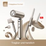 dreame Pocket Pro Reiseföhn mit 110.000 U/min Motor & negativen Ionen – Kompakter Haartrockner, 300 g, faltbar – Bild 2