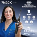 7MAGIC Schallzahnbürste mit 5 Modi & 40.000 VPM – Elektrische Zahnbürste für optimale Mundhygiene – Bild 2