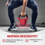 Yes4All Kettlebell 2-20 kg Gusseisen mit Neopren – Krafttraining für Zuhause – Bild 3