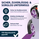 HUDORA BigWheel® 205 Advanced Scooter – Aluminium-Tretroller für Kinder & Erwachsene bis 100kg – Bild 5
