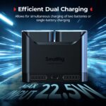 SMALLRIG Doppel-Ladegerät für Sony NP-FZ100 – 22,5W USB-C Schnellladestation für Alpha-Kameras – Bild 2