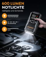 NACKEO 8000A Jump Starter mit Kompressor 160PSI – Auto Starthilfe Powerbank für Benzin & Diesel – Bild 5