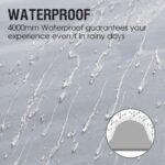 Portal Kuppelzelt 3-4 Personen mit Vorzelt – Wasserdicht 4000mm für Camping & Trekking – Bild 4