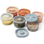 Moonkie 6er-Set Babybreibehälter aus Silikon 240 ml – Lecksicher & vielseitig einsetzbar