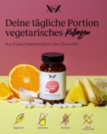 XbyX Kollagen Kick Kapseln – Vegetarischer Kollagenkomplex mit Typ I, V & X für 45 Tage – Bild 2