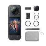 Insta360 X5 Essentials-Bundle – 8K 360°-Kamera mit KI-Stabilisierung & Unsichtbarem Selfie-Stick