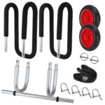 ALPIDEX SUP Transportwagen mit Ø25 cm Reifen – Stand Up Paddle Board Trolley für einfachen Strand-Transport – Bild 7