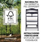 hauck Beta+ Hochstuhl Newborn Set mit Deluxe Bouncer – 5in1 Mitwachsend bis 90 kg – Bild 6